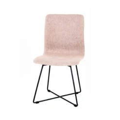 Sessio Amelie Chaise en tissu et pieds en métal croisés><noscript><img width=