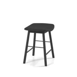 Perfecta Ami Tabouret bas en simili sans dossier pour petit espace><noscript><img width=