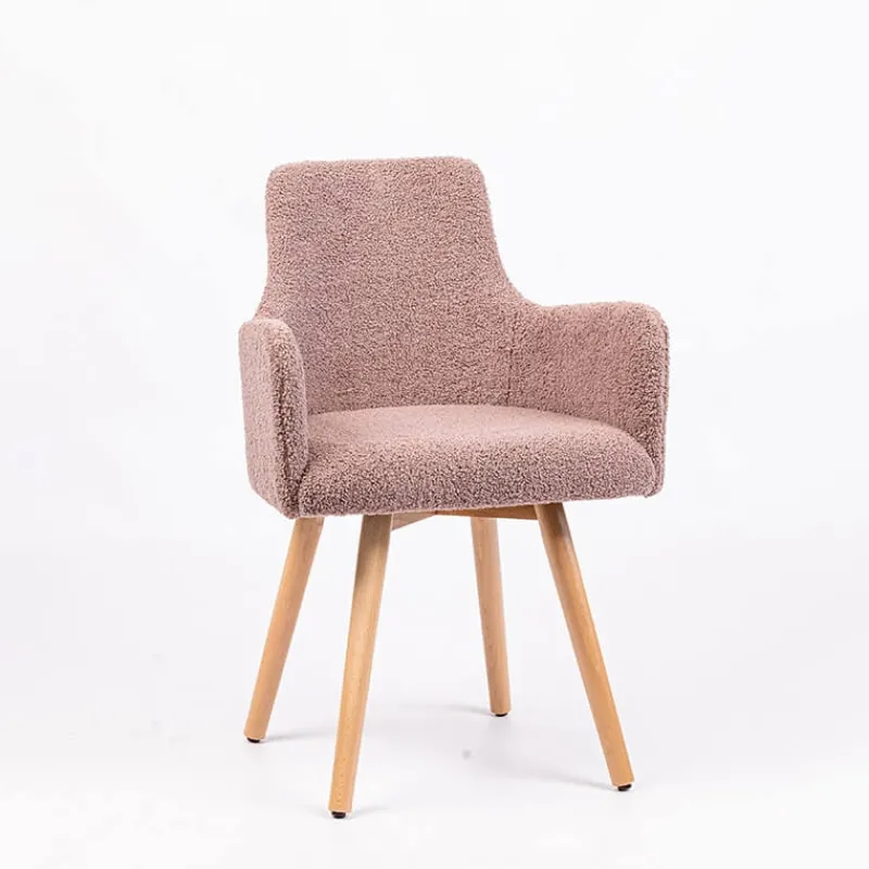 Sessio Anders Fauteuil cocooning en tissu et pieds bois> Chaise Salon|Chaise Pour Chambre
