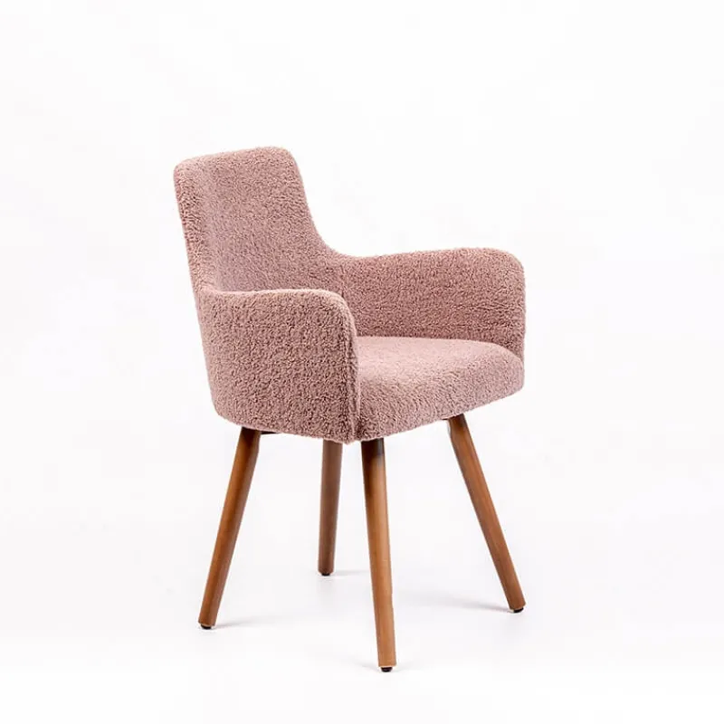 Sessio Anders Fauteuil cocooning en tissu et pieds bois> Chaise Salon|Chaise Pour Chambre