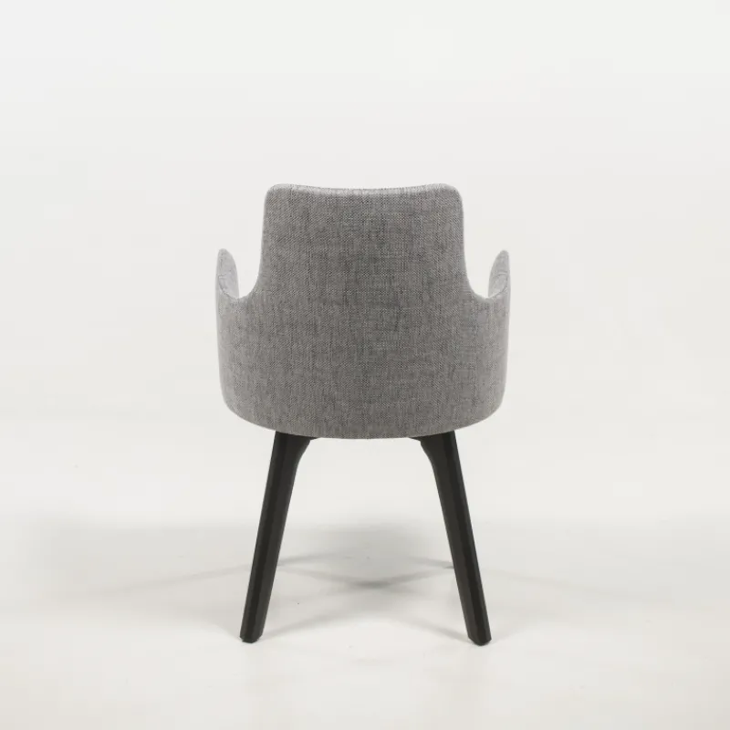 Sessio Anders Fauteuil cocooning en tissu et pieds bois> Chaise De Salle à Manger|Chaise Salon