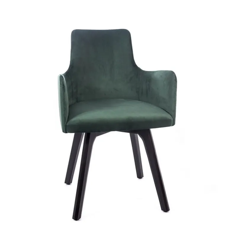 Sessio Anders Fauteuil cocooning en tissu et pieds bois> Chaise De Salle à Manger|Chaise Salon