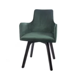 Sessio Anders Fauteuil cocooning en tissu et pieds bois><noscript><img width=