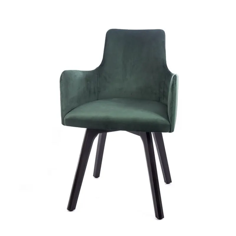Sessio Anders Fauteuil cocooning en tissu et pieds bois> Chaise De Salle à Manger|Chaise Salon