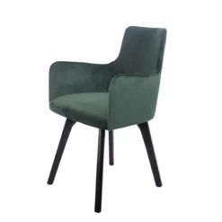 Sessio Anders Fauteuil cocooning en tissu et pieds bois><noscript><img width=