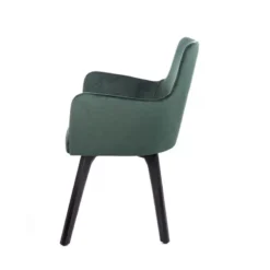 Sessio Anders Fauteuil cocooning en tissu et pieds bois><noscript><img width=