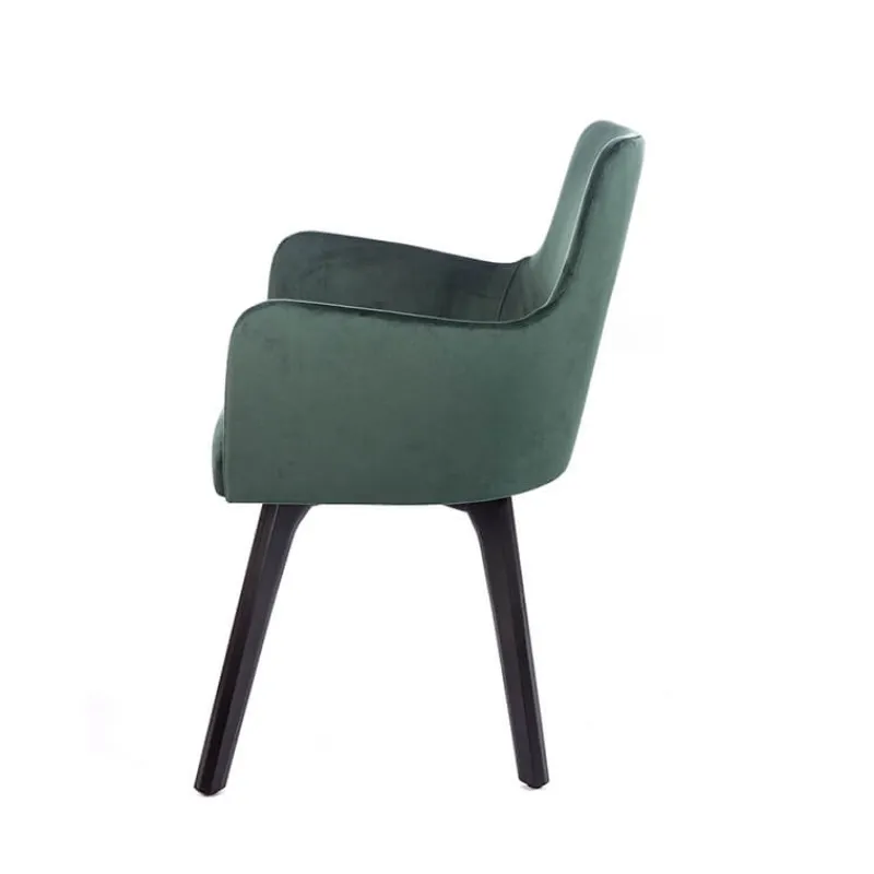 Sessio Anders Fauteuil cocooning en tissu et pieds bois> Chaise De Salle à Manger|Chaise Salon