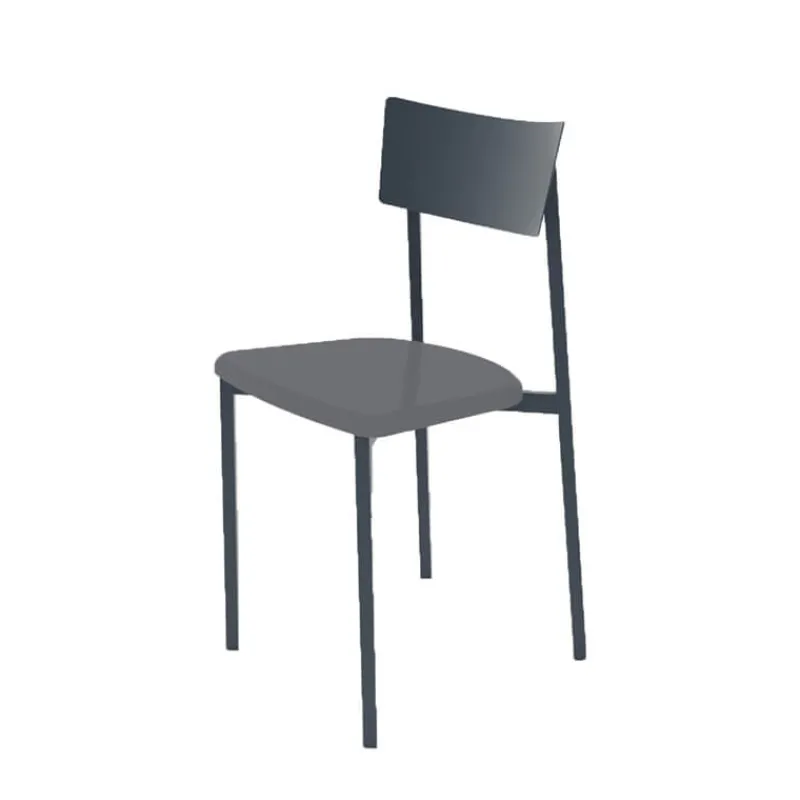 Carrier Anémone ® Chaise de cuisine contemporaine en métal fabriquée en France> Chaise De Cuisine