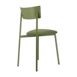 Carrier Anémone ® Chaise française avec assise en tissu rembourrée et dossier métal><noscript><img width=