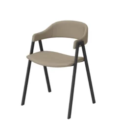 Perfecta Arca Fauteuil de table avec accoudoirs en simili><noscript><img width=