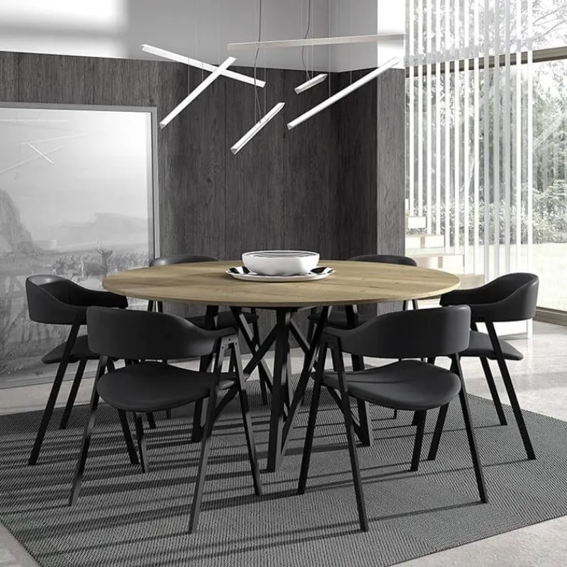 Perfecta Arca Fauteuil de table avec accoudoirs en simili> Chaise De Cuisine|Chaise De Salle à Manger