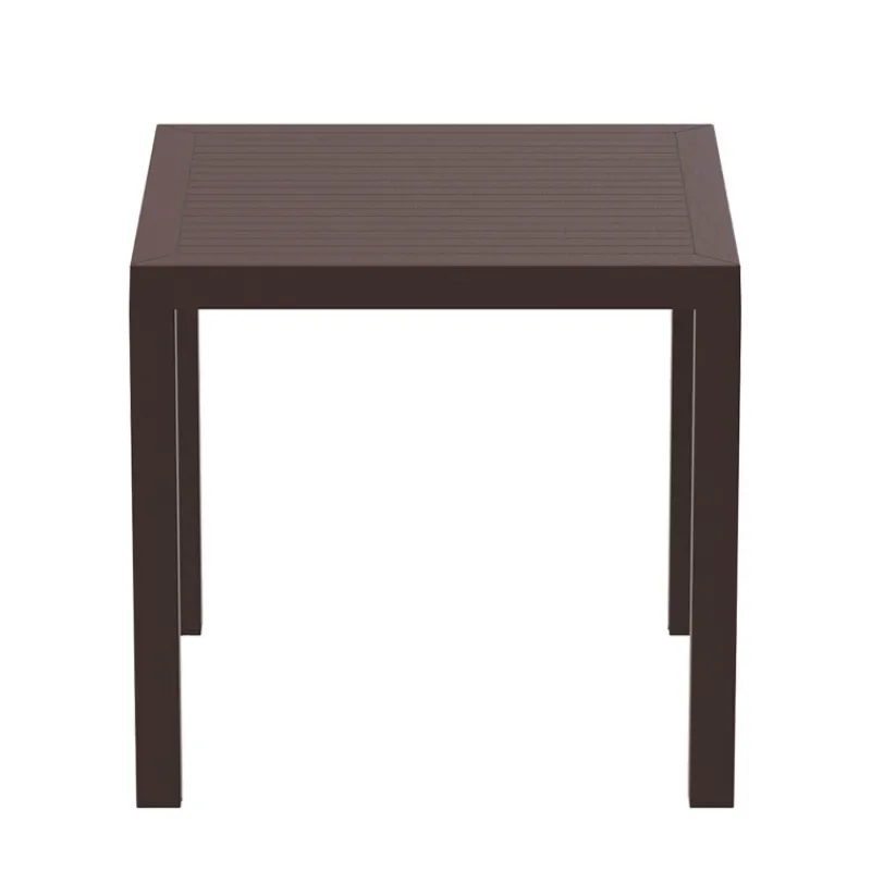 Ares Table de terrasse carrée en résine> Table De Jardin
