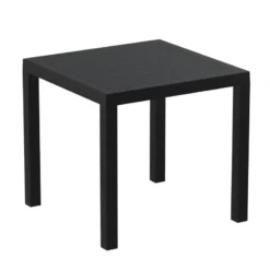 Ares Table de terrasse carrée en résine><noscript><img width=