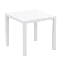 Ares Table de terrasse carrée en résine><noscript><img width=