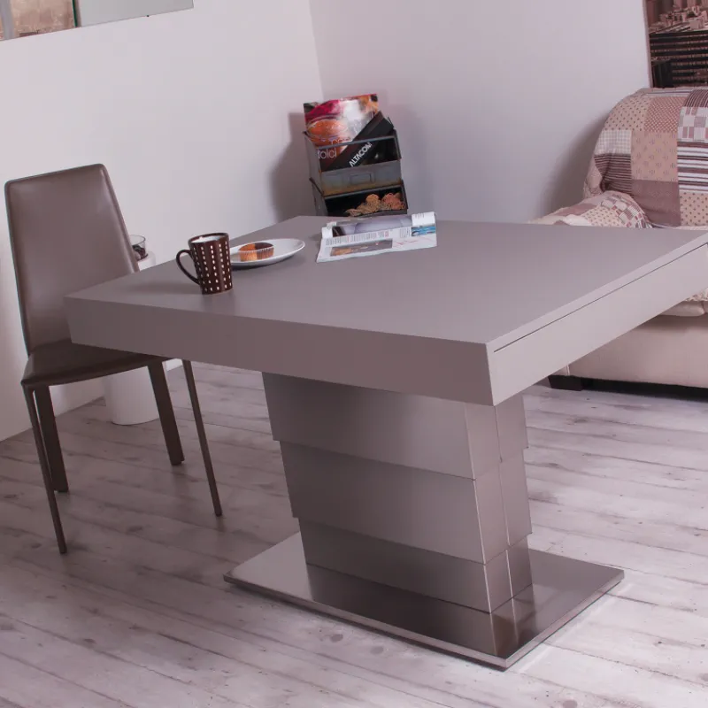 Altacom Ares Wing Table modulable extensible réglable en hauteur en bois et métal> Table De Salon|Table Pour Petit Espace
