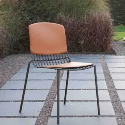 Altacom Ariel Chaise de jardin design empilable en métal><noscript><img width=