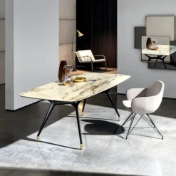 Sovet Italia Arkos Sovet® Table design rectangulaire en céramique fabriquée en Italie> Table De Salle à Manger