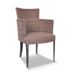 Paget Armand Fauteuil Art déco en tissu fabriqué en France> Chaise De Salle à Manger|Fauteuil De Salon