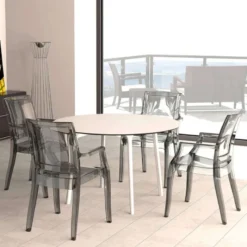 Arthur Fauteuil moderne en polycarbonate><noscript><img width=