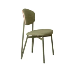 Carrier Artémis ® Chaise design française assise et dossier en tissu avec dos bois et pieds en métal> Chaise De Salle à Manger|Chaise Salon