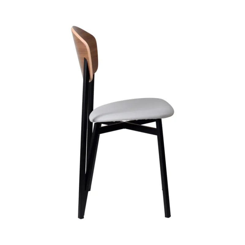 Carrier Artémis ® Chaise design française assise en synthétique, dossier bois et pieds en métal> Chaise De Salle à Manger|Chaise Salon