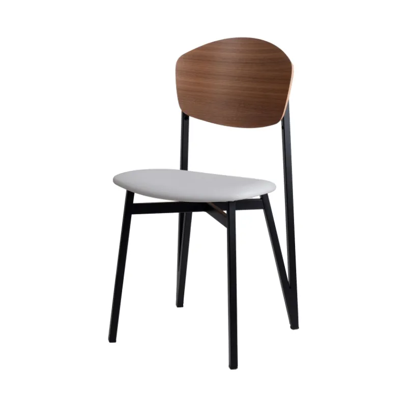 Carrier Artémis ® Chaise design française assise en synthétique, dossier bois et pieds en métal> Chaise De Salle à Manger|Chaise Salon