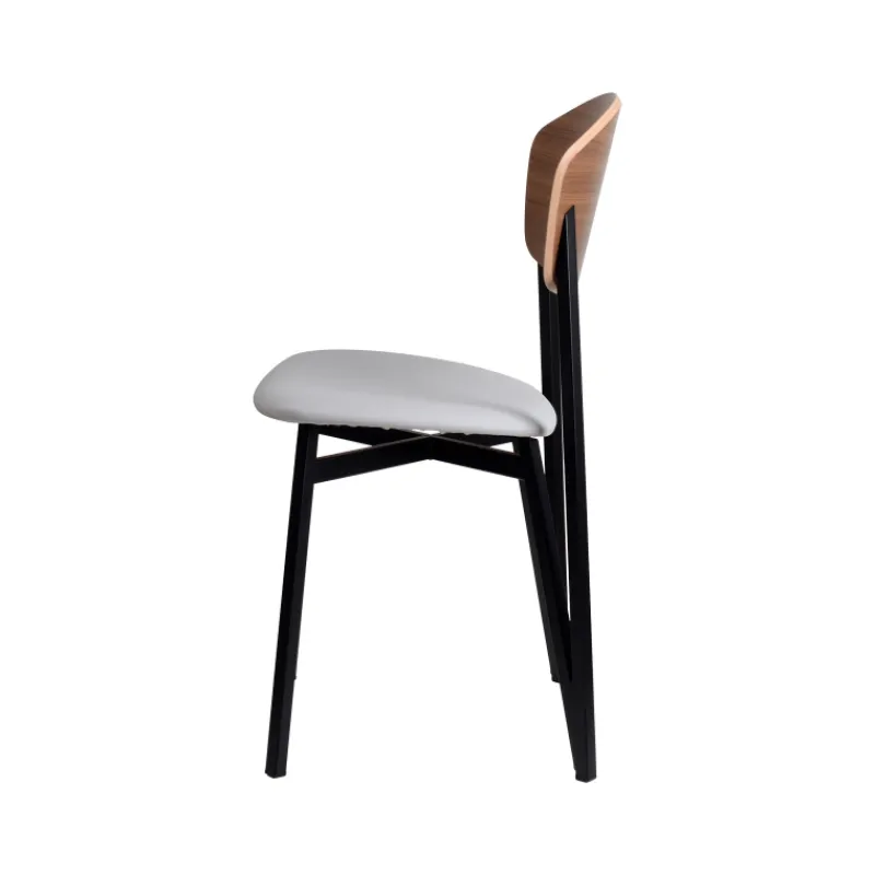 Carrier Artémis ® Chaise design française assise en synthétique, dossier bois et pieds en métal> Chaise De Salle à Manger|Chaise Salon