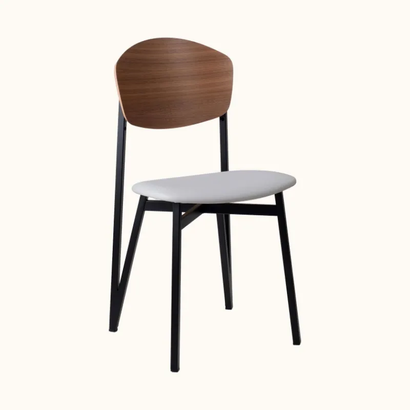 Carrier Artémis ® Chaise design française assise en synthétique, dossier bois et pieds en métal> Chaise De Salle à Manger|Chaise Salon