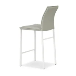 Europea Atlanta Tabouret snack italien en synthétique avec pieds en métal><noscript><img width=