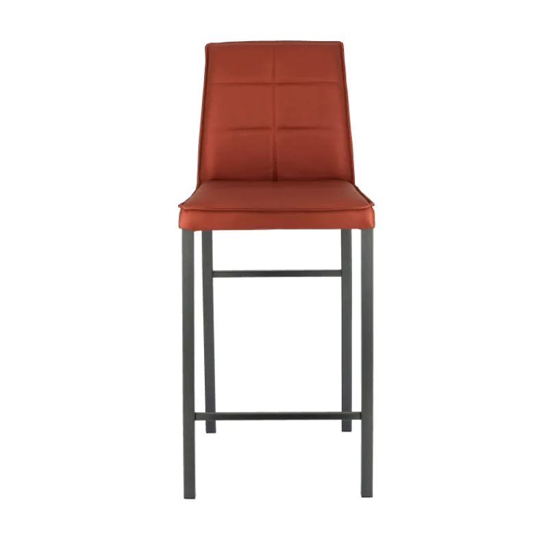Europea Atlanta Tabouret snack italien en synthétique avec pieds en métal> Tabouret Snack (assise +/- 65 Cm)|Tabouret De Bar (assise +/- 80 Cm)