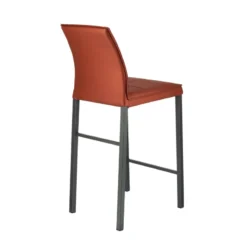 Europea Atlanta Tabouret snack italien en synthétique avec pieds en métal><noscript><img width=