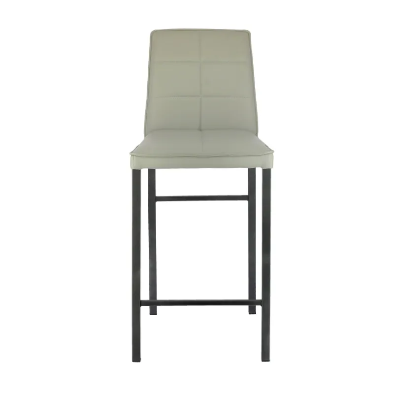 Europea Atlanta Tabouret snack italien en synthétique avec pieds en métal> Tabouret Snack (assise +/- 65 Cm)|Tabouret De Bar (assise +/- 80 Cm)