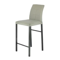 Europea Atlanta Tabouret snack italien en synthétique avec pieds en métal><noscript><img width=