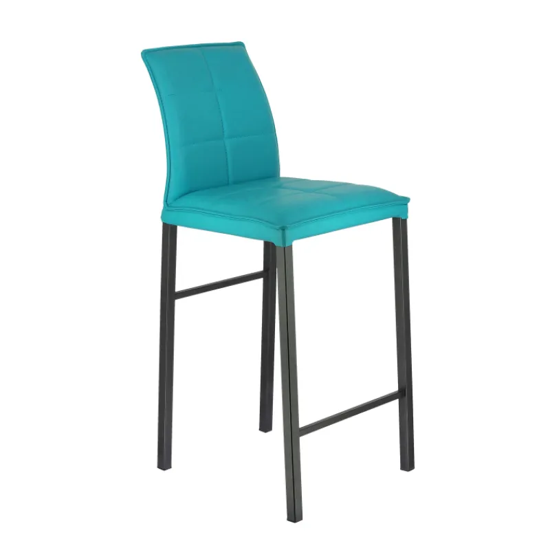 Europea Atlanta Tabouret snack italien en synthétique avec pieds en métal> Tabouret Snack (assise +/- 65 Cm)|Tabouret De Bar (assise +/- 80 Cm)