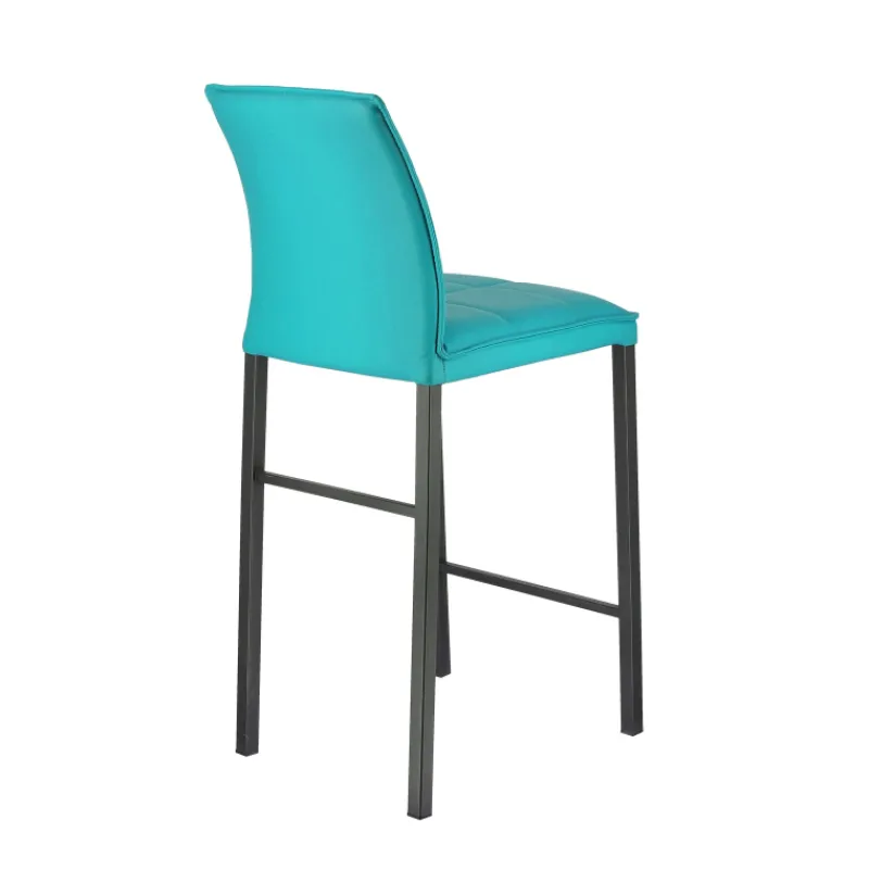 Europea Atlanta Tabouret snack italien en synthétique avec pieds en métal> Tabouret Snack (assise +/- 65 Cm)|Tabouret De Bar (assise +/- 80 Cm)