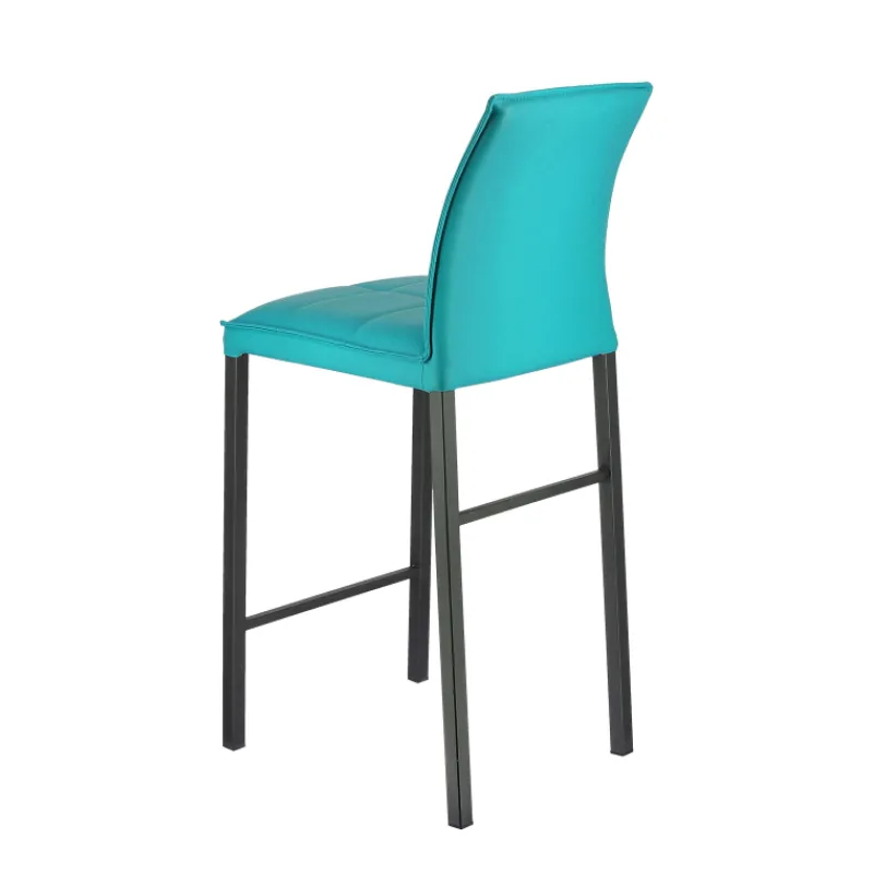 Europea Atlanta Tabouret snack italien en synthétique avec pieds en métal> Tabouret Snack (assise +/- 65 Cm)|Tabouret De Bar (assise +/- 80 Cm)