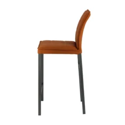 Europea Atlanta Tabouret snack italien en synthétique avec pieds en métal><noscript><img width=