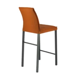 Europea Atlanta Tabouret snack italien en synthétique avec pieds en métal><noscript><img width=