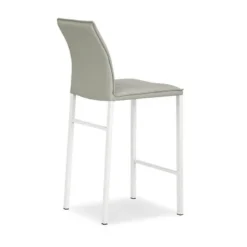 Europea Atlanta Tabouret snack italien en synthétique avec pieds en métal><noscript><img width=