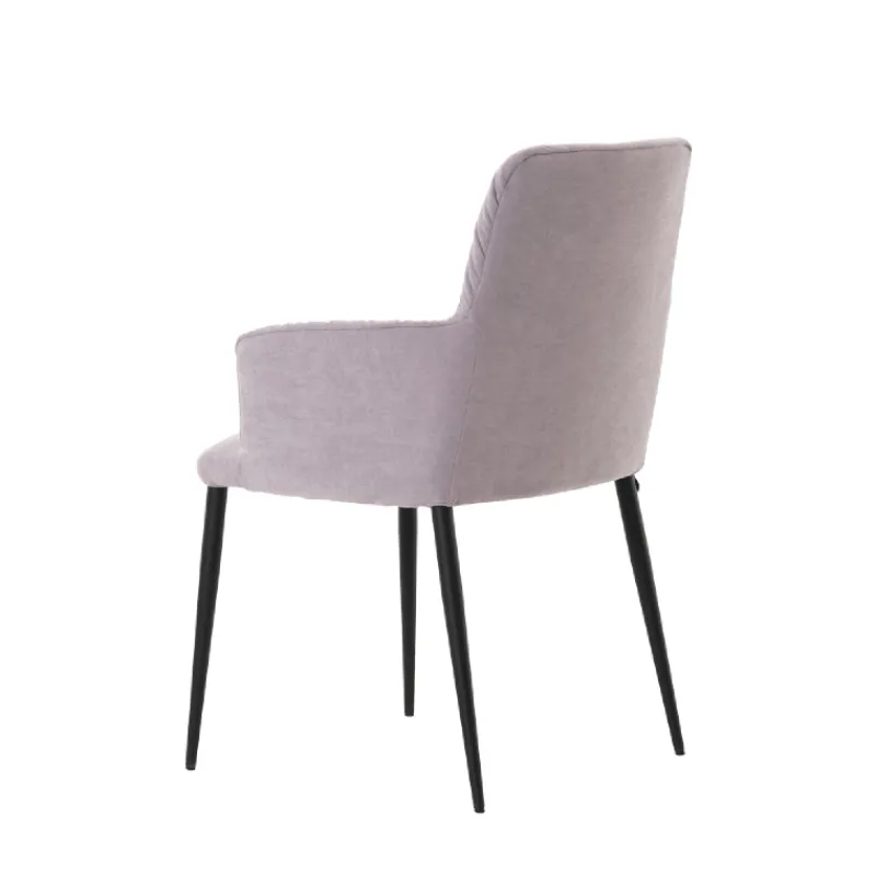 Mobitec Aura ® Chaise avec accoudoirs moderne tissu et pieds en métal> Chaise De Salle à Manger|Chaise Salon