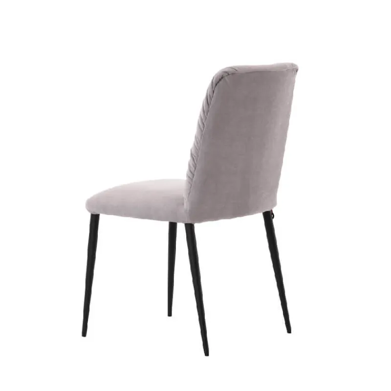 Mobitec Aura ® Chaise moderne en tissu et pieds métal> Chaise De Salle à Manger