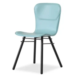 Airnova Avenue Chaise rétro design en croûte de cuir et métal> Chaise De Salle à Manger|Chaise Salon
