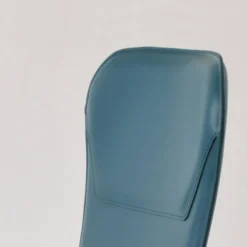 Airnova Avenue Chaise rétro design en croûte de cuir et métal><noscript><img width=