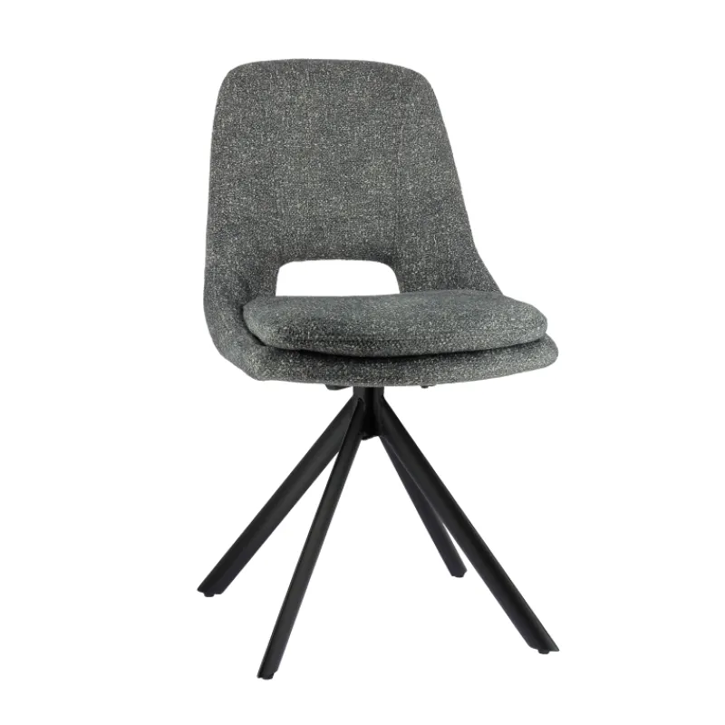 AzaléeChaise moderne en tissu rembourrée pieds en métal> Chaise De Salle à Manger|Chaise Salon