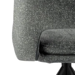 AzaléeChaise moderne en tissu rembourrée pieds en métal><noscript><img width=