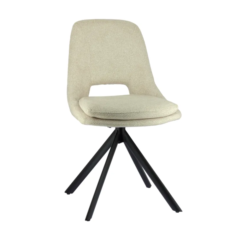 AzaléeChaise moderne en tissu rembourrée pieds en métal> Chaise De Salle à Manger|Chaise Salon