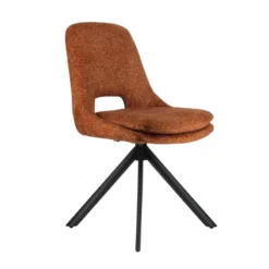 AzaléeChaise moderne en tissu rembourrée pieds en métal><noscript><img width=