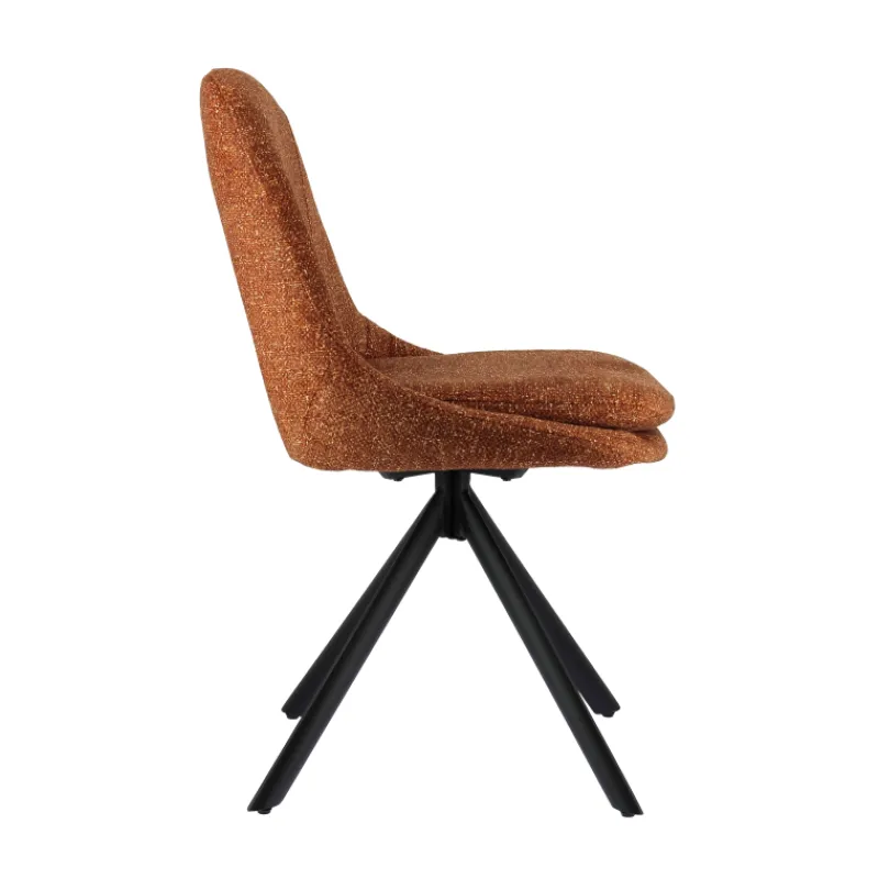 AzaléeChaise moderne en tissu rembourrée pieds en métal> Chaise De Salle à Manger|Chaise Salon