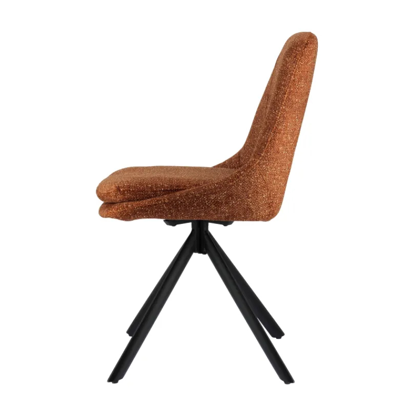AzaléeChaise moderne en tissu rembourrée pieds en métal> Chaise De Salle à Manger|Chaise Salon