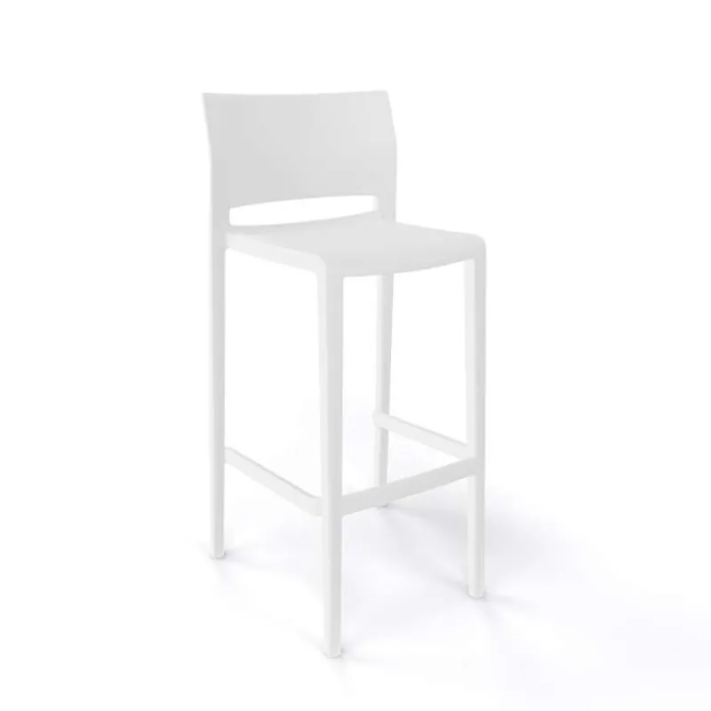 Bakhita Tabouret de bar moderne empilable> Tabouret De Bar (assise +/- 80 Cm)